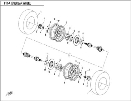 Picture for category REAR WHEEL (F11)