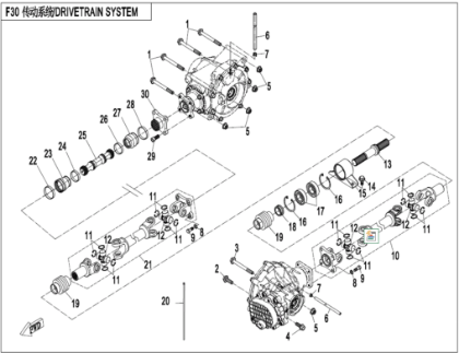 Bilde for kategori DRIVETRAIN SYSTEM (F30)