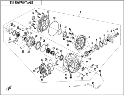 Billede til varegruppe FRONT AXLE (F31-V2)