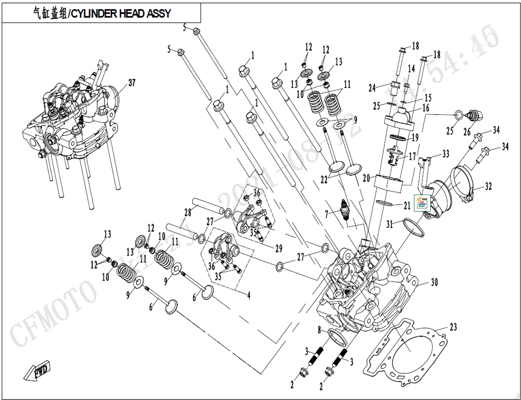 Billede til varegruppe CYLINDER HEAD (E02-2-V3)