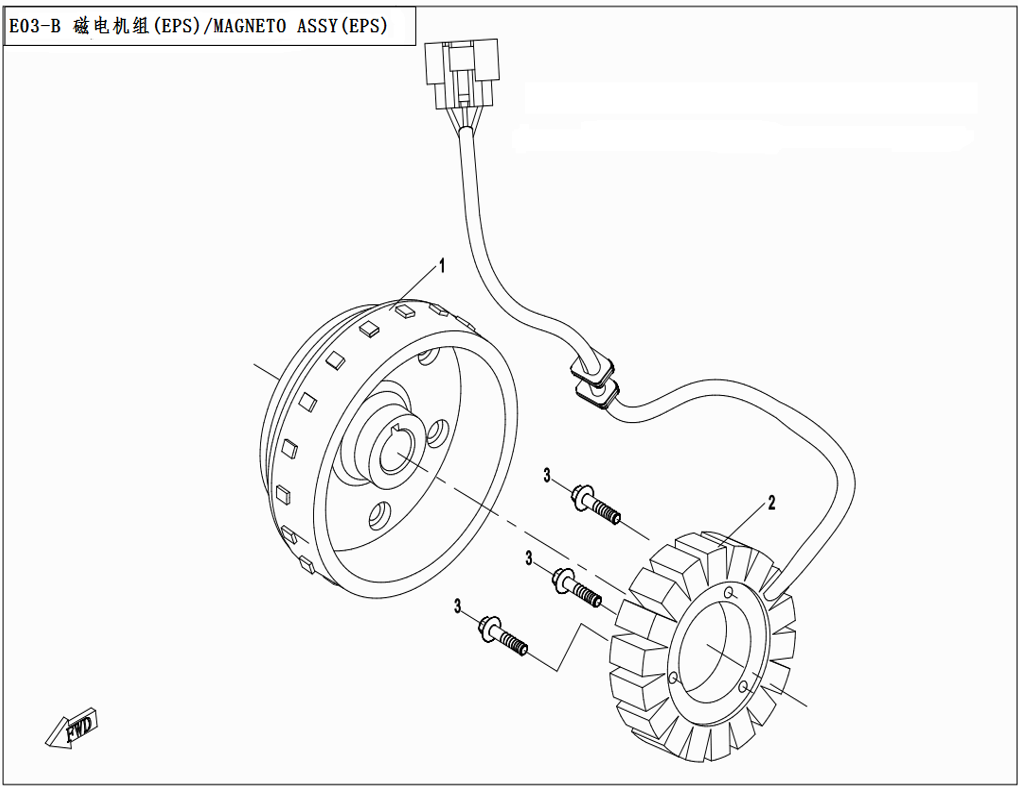 Vis produkter i varegruppen MAGNETO STATOR (EPS) (E03) Billede til varegruppe MAGNETO STATOR (EPS) (E03)