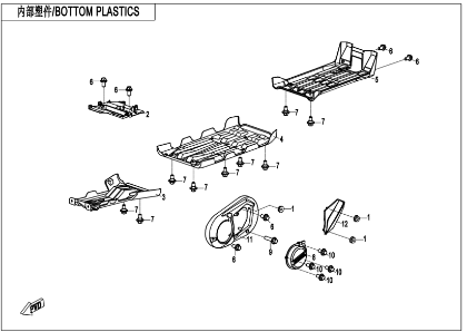 Bild för kategori BOTTOM PLASTICS (F04-4-V3)