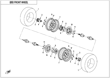 Bild för kategori FRONT WHEEL (F07)