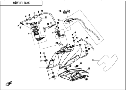 Bild för kategori FUEL TANK (F12-V4)