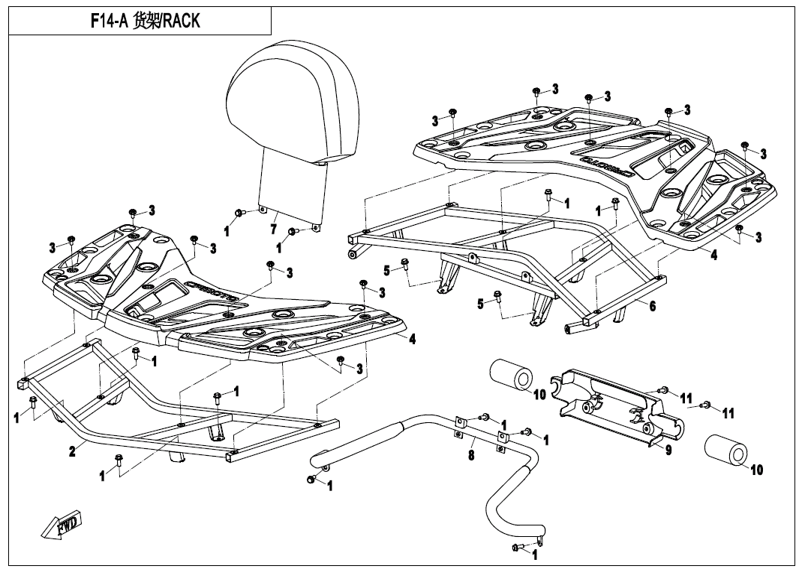 Picture for category RACK (PLASTIC) (F14-A)