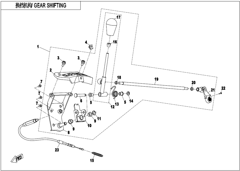 Billede til varegruppe GEAR SHIFTING (F32)