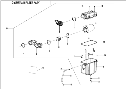 Bild för kategori AIR FILTER (F41-V3)