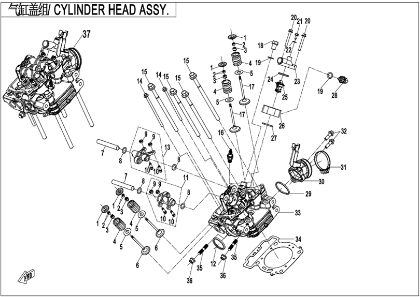 Bild för kategori CYLINDER HEAD (E02-2)
