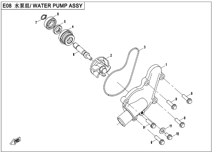 Bild för kategori WATER PUMP (E08)