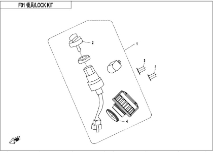 Vis produkter i varegruppen LOCK KIT(F01) Billede til varegruppe LOCK KIT(F01)