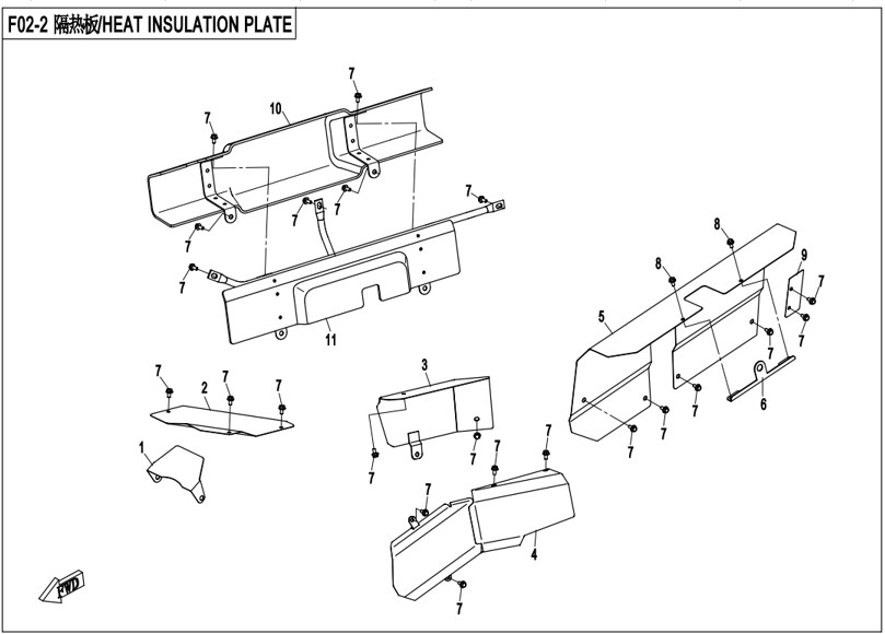 Picture for category HEAT INSULATION PLATE(F02-2)
