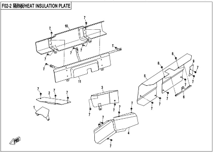 Picture for category HEAT INSULATION PLATE(F02-2)