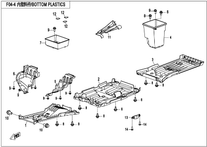 Billede til varegruppe BOTTOM PLASTICS(F04-4)