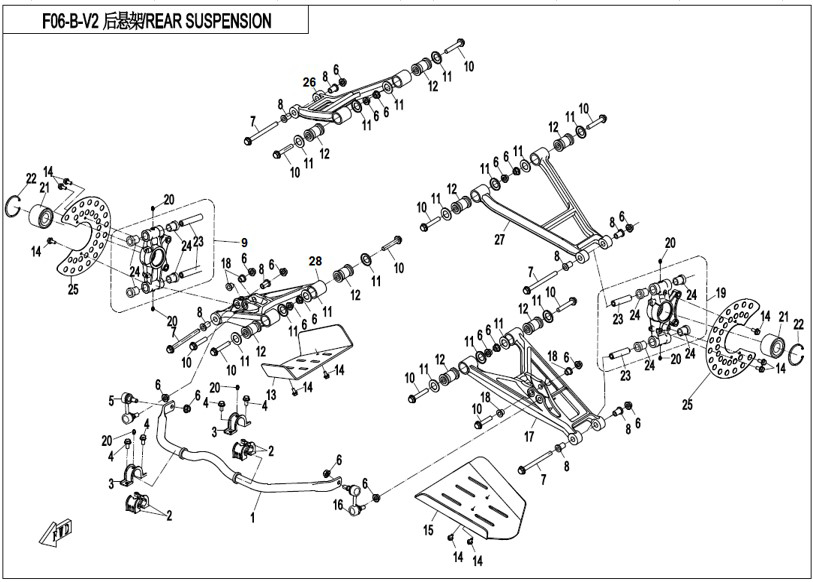 Picture for category REAR SUSPENSION(ALUM)(F06-B-V2)