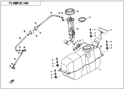 Picture for category FUEL TANK(F12)