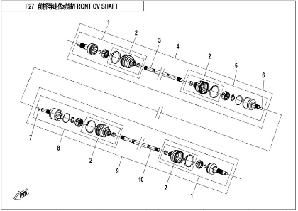 Picture for category FRONT CV SHAFT(F27)