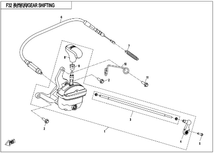Picture for category GEAR SHIFTING(F32)