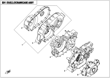 Picture for category CRANKCASE (E01)