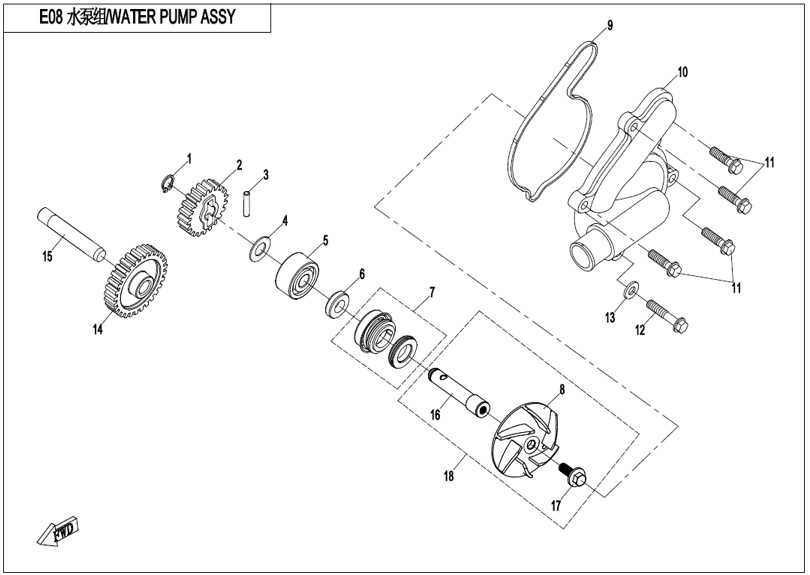 Bilde for kategori WATER PUMP (E08)