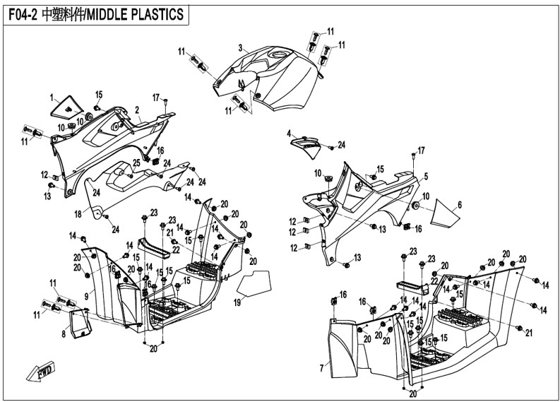 Bild för kategori MIDDLE PLASTIC (F04-2)