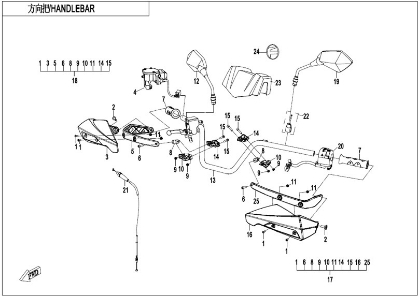 Bilde for kategori HANDLEBAR 2 (F10-1-V2)