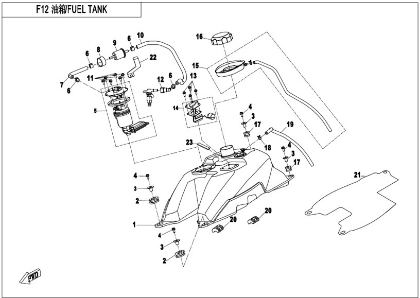 Bilde for kategori FUEL TANK (F12)
