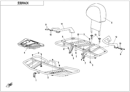 Bilde for kategori RACK(STEEL) (F14-B)