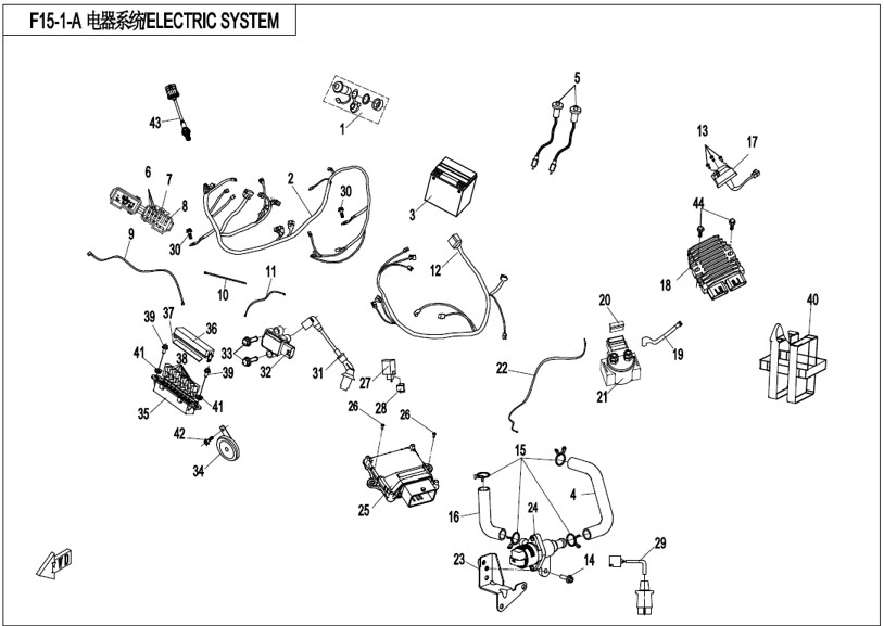 Billede til varegruppe ELECTRIC SYSTEM (F15-1-A)