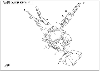 Bilde for kategori CYLINDER BODY (E02-3)