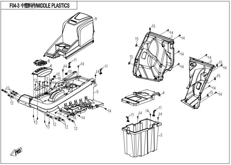 Bild för kategori REAR PLASTIC (F04-3)