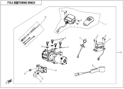 Billede til varegruppe TOWING WINCH (F15-2)