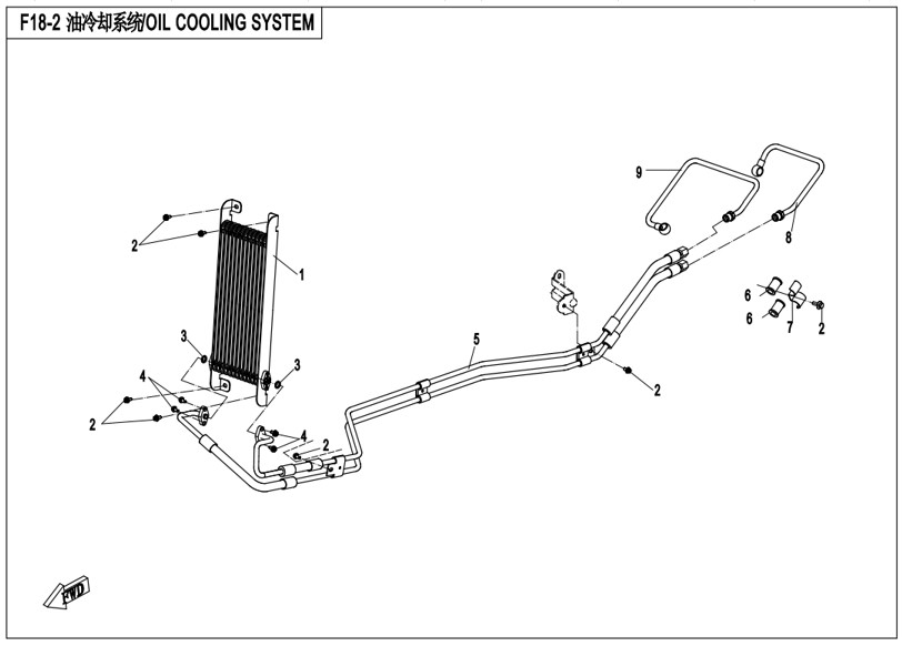 Billede til varegruppe OIL COOLING SYSTEM (F18-2)