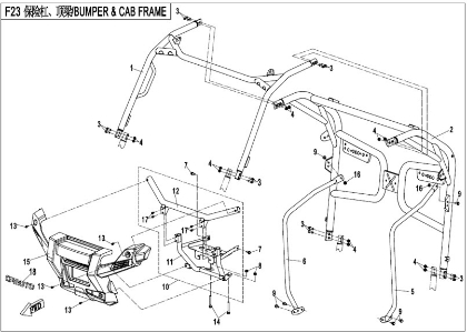 Picture for category BUMPER & CAB FRAME (F23)