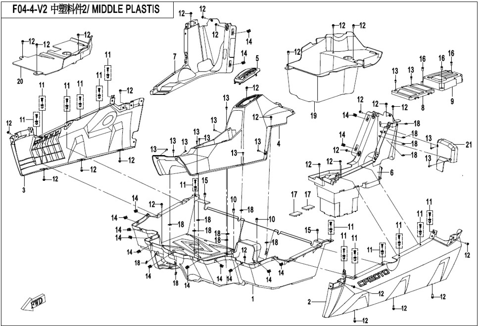 Bild för kategori MIDDLE PLASTICS 2 (F04-4-V2)