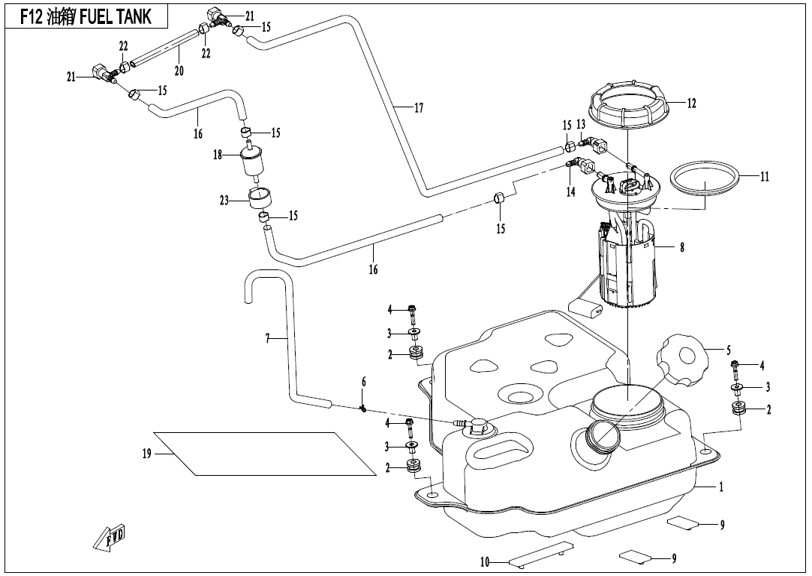 Bild för kategori FUEL TANK (F12)