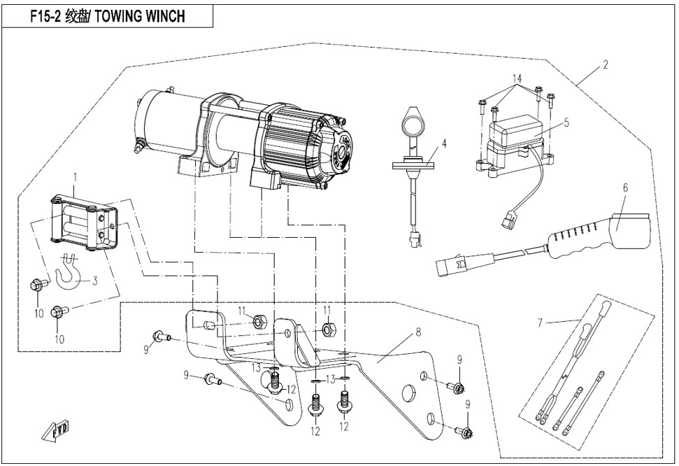 Bild för kategori TOWING WINCH (F15-2)