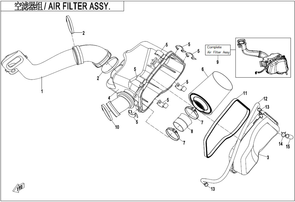 Bild för kategori AIR FILTER (F41)