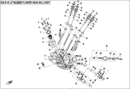 Bild för kategori CYLINDER HEAD NO.2 (E02-6-V2)