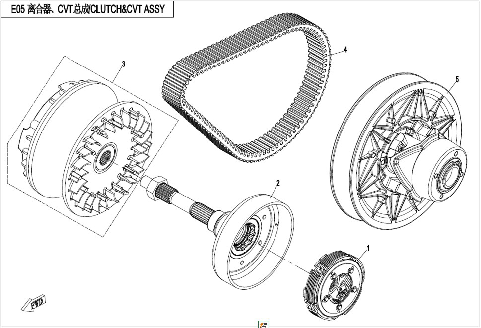 Bild för kategori CLUTCH & CVT (E05)
