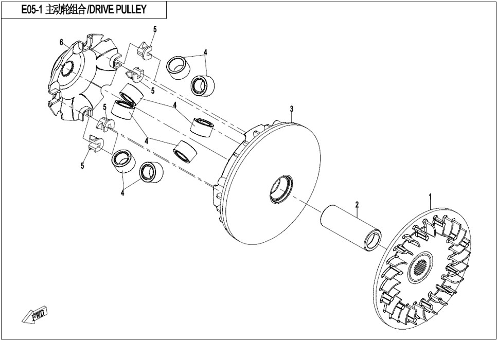 Bild för kategori DRIVE PULLEY (E05-1)