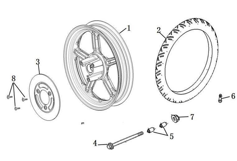 Bild för kategori Front Wheel