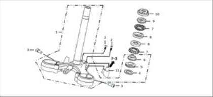 Bilde for kategori Steering Stem