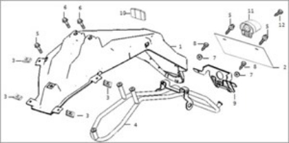 Bilde for kategori Rear Fender