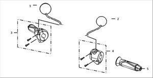 Billede til varegruppe Handle Lever/Switch/Back Mirror