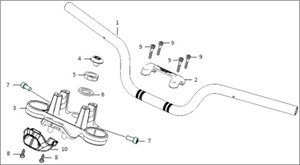 Bild för kategori Handlebar/Top Bridge