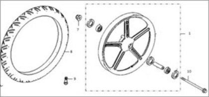 Bild för kategori Front Wheel