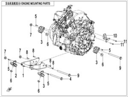Billede til varegruppe ENGINE MOUNTING