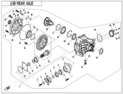 Billede til varegruppe REAR AXLE
