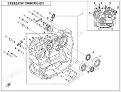 Bild för kategori RIGHT CRANKCASE