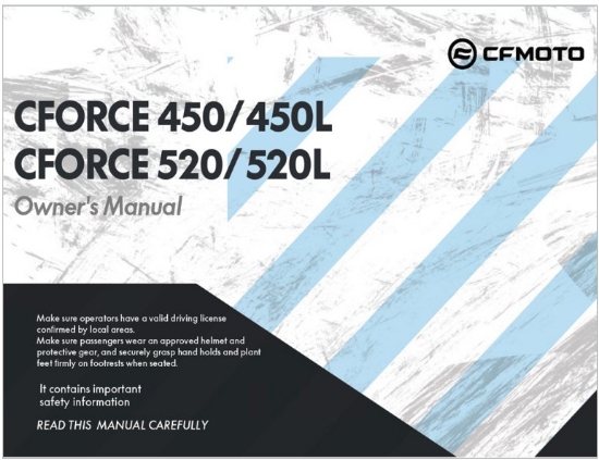 Billede af OWNERS MANUAL